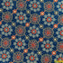 Ajrak Print Cambric Cotton Fabric- F4625